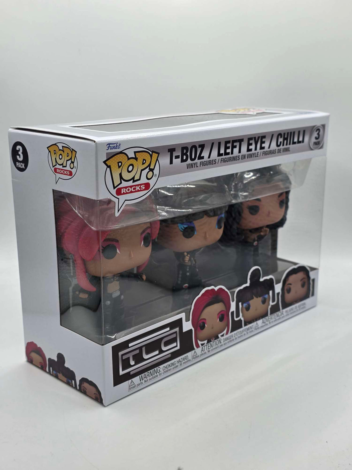 T-BOZ / LEFT EYE / CHILLI | TLC Scrubs | Funko Pop Rocks | 3 PACK