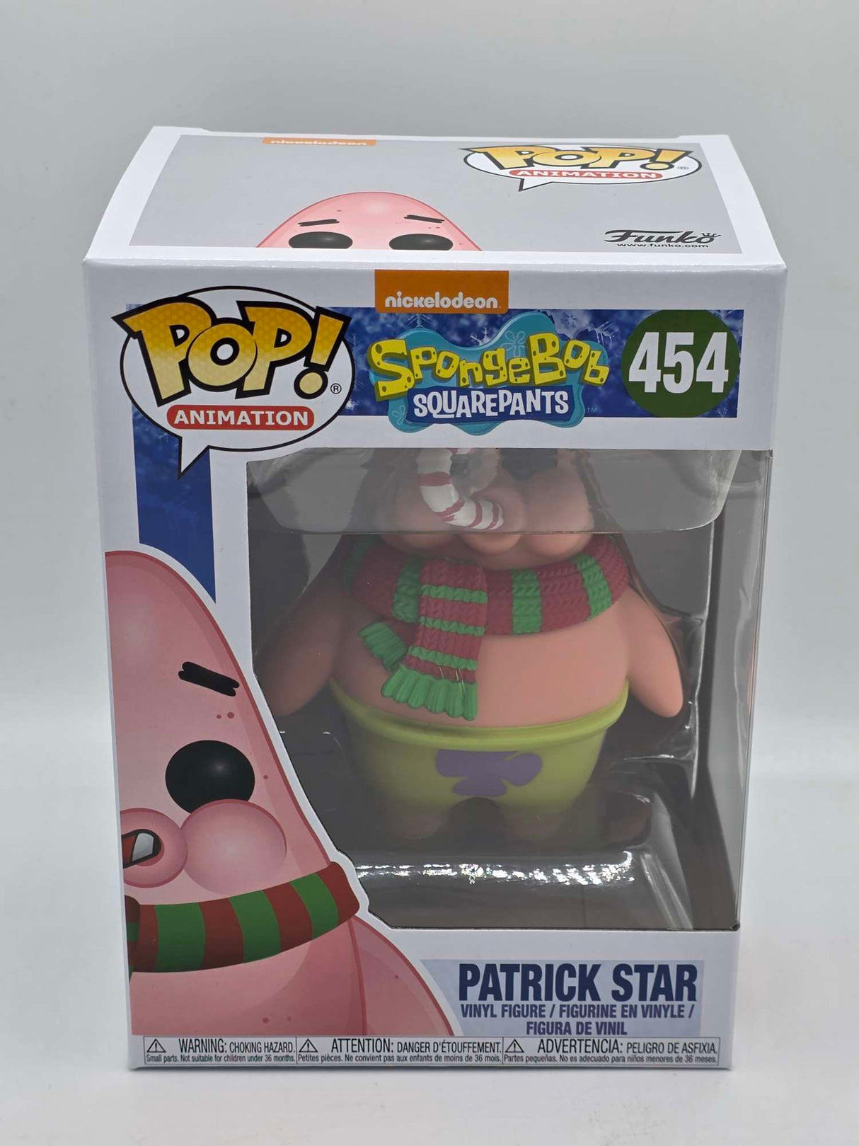 Slight Damaged Box | PATRICK STAR (HOLIDAY) | Spongebob SquarePants | Funko Pop Animation #454