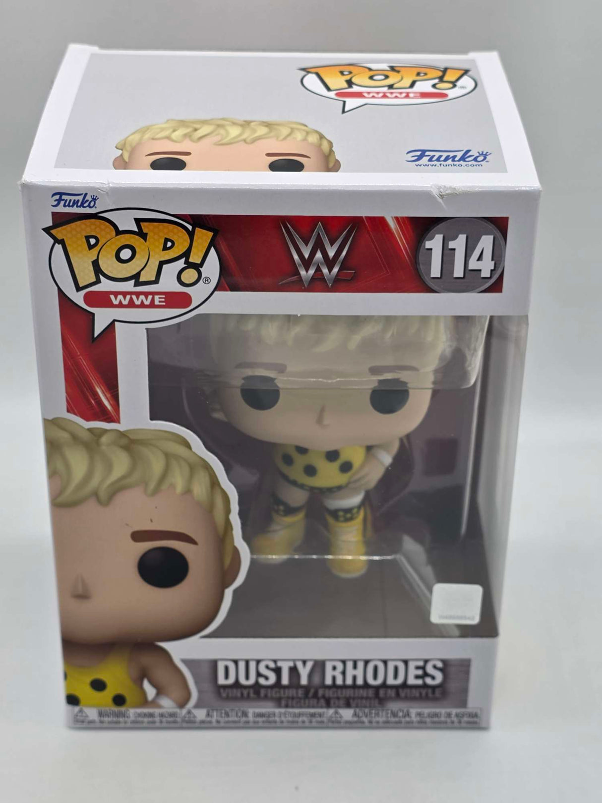 Slight Damaged Box | Funko Pop WWE | Dusty Rhodes #114