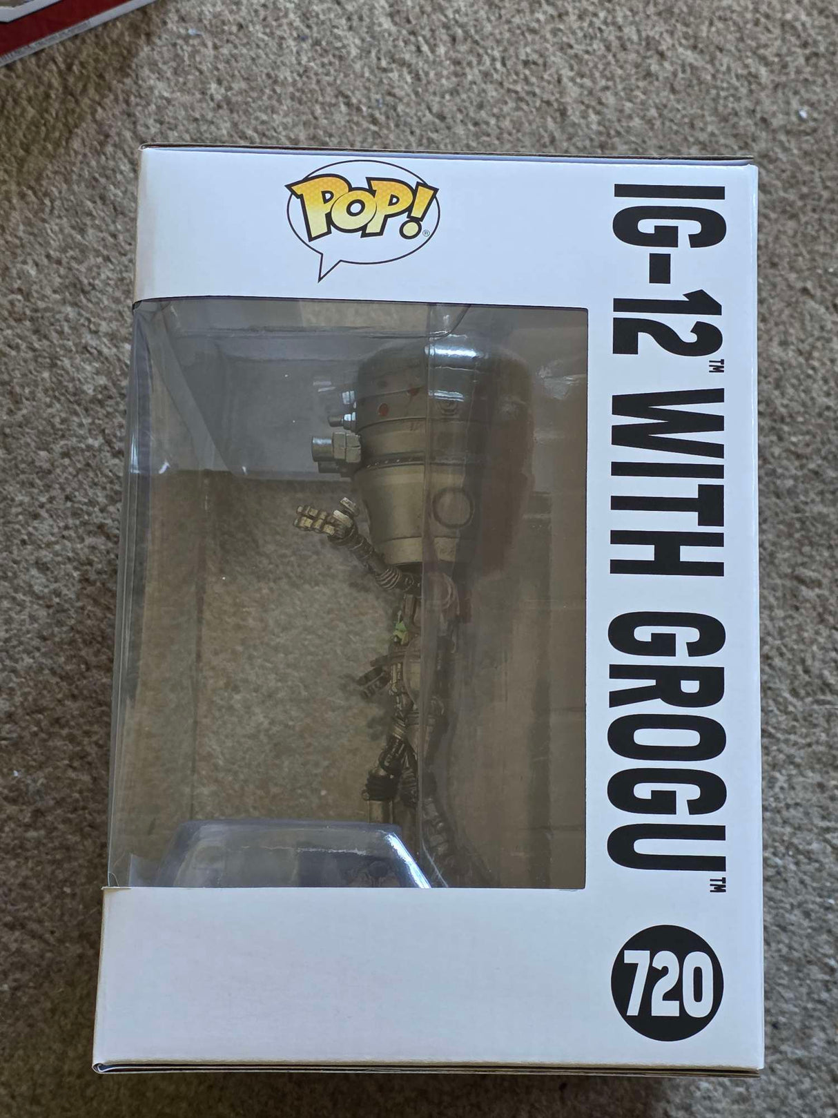 Slight Box Damaged | IG-12 WITH GROGU | Funko Pop Star Wars Deluxe | 6 Inch #720