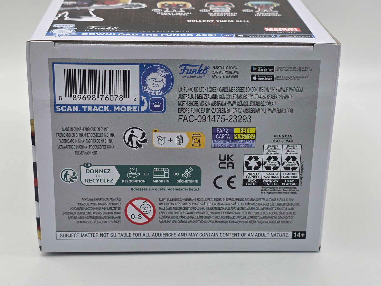 Damaged Box | Heavy Metal Deadpool | Funko Pop Marvel  #1343