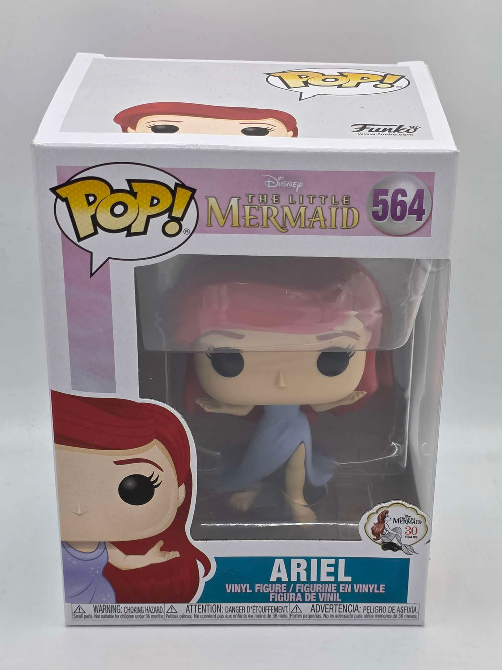 Damaged Box | ARIEL IN PURPLE DRESS | The Little Mermaid | Funko Pop Disney #564