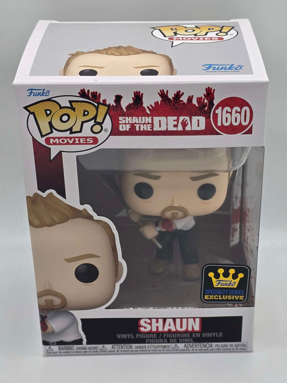 SHAUN (WITH POOL CUE) | Shaun of The Dead | Funko Movies #1660