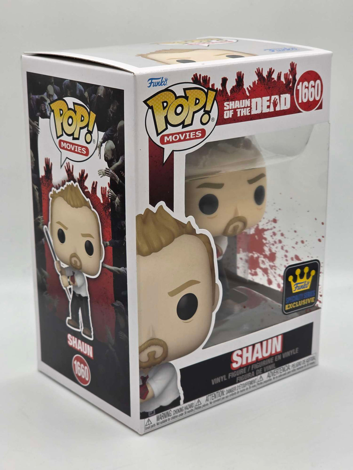 SHAUN (WITH POOL CUE) | Shaun of The Dead | Funko Movies #1660