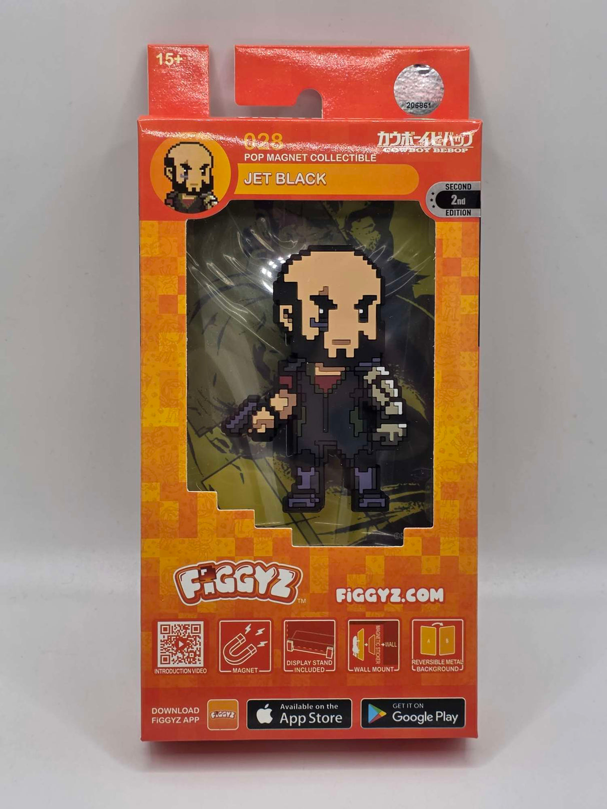 FiGGYZ Cowboy Bebop JET BLACK #028 Pop Magnet Collectible (1st Edition)