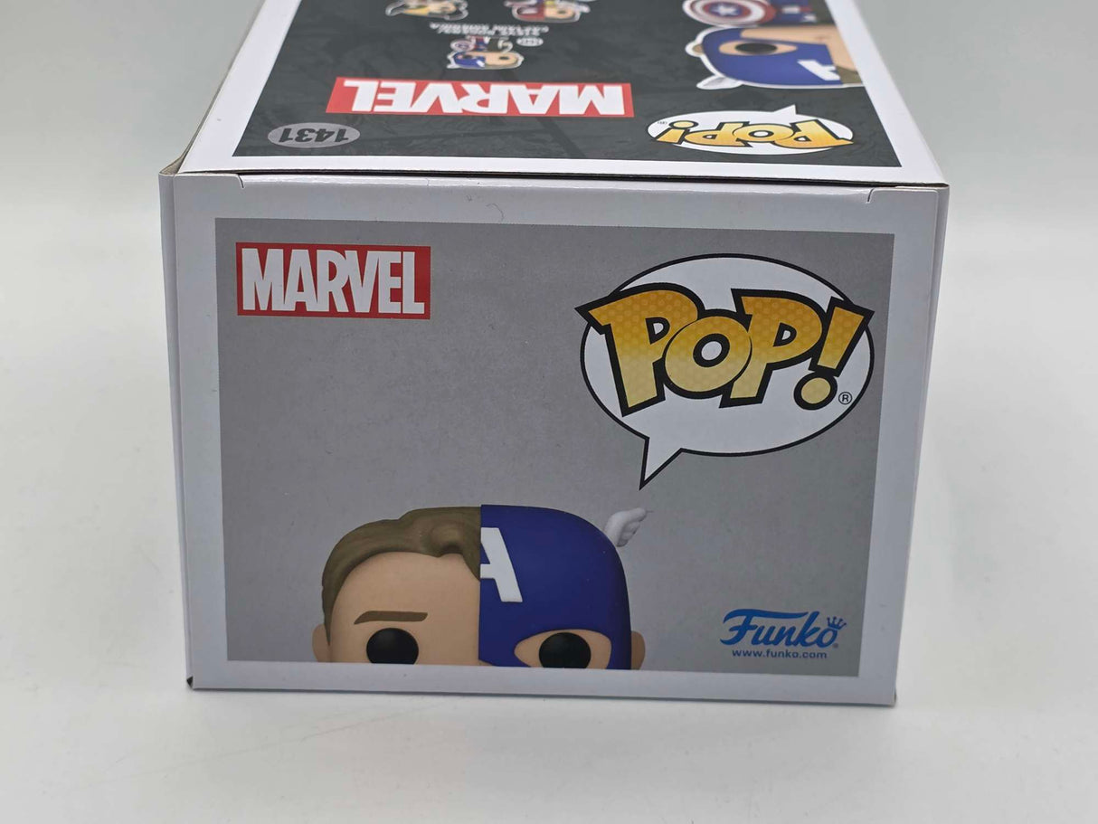 Damaged Box | STEVE ROGERS / CAPTAIN AMERICA | Split | Funko Pop Marvel #1431