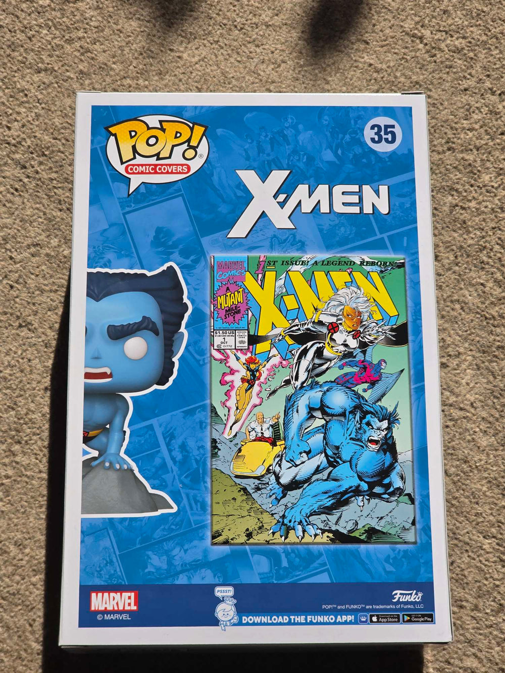 Damaged Box | BEAST | Funko Pop Comic Covers | X-Men | PX Exclusive #35