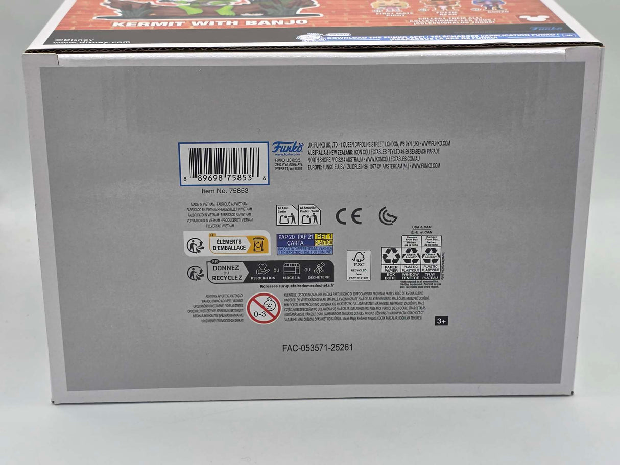 KERMIT (WITH BANJO) | The Muppets | Funko Pop Deluxe #1673