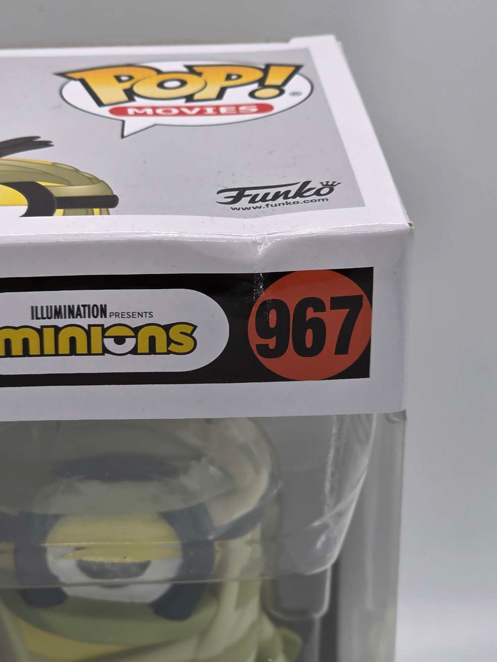 Damaged Box | MUMMY STUART | Minions  | Funko Pop Movies #967