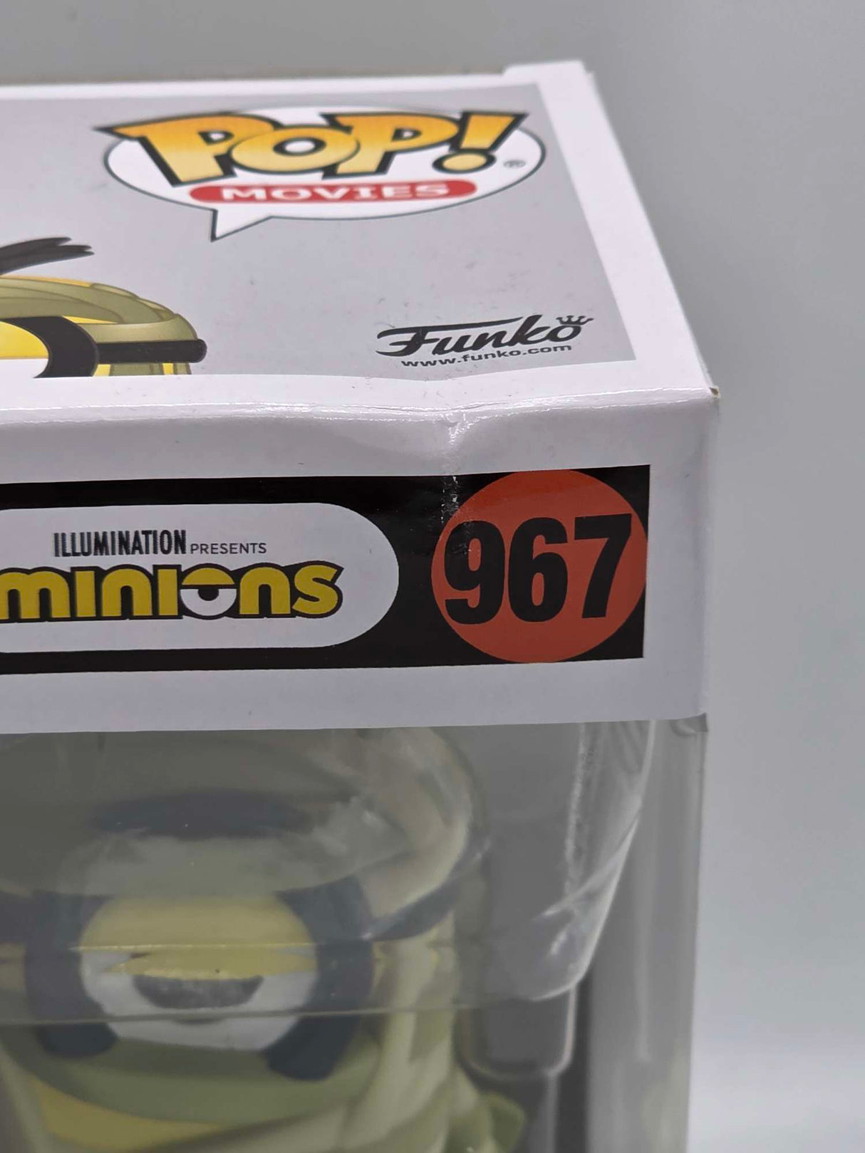 Damaged Box | MUMMY STUART | Minions  | Funko Pop Movies #967