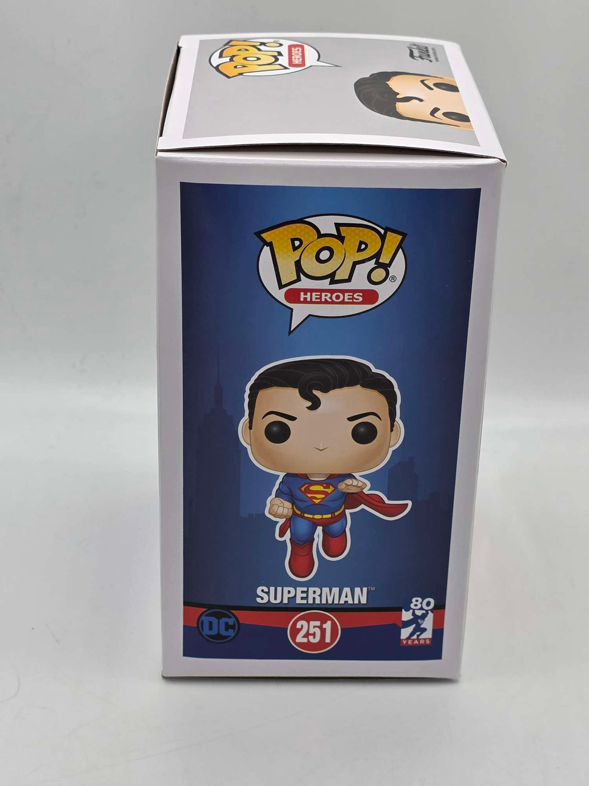 Damaged Box | Superman Flying (80th Anniversary) | Funko Pop Heroes | #251
