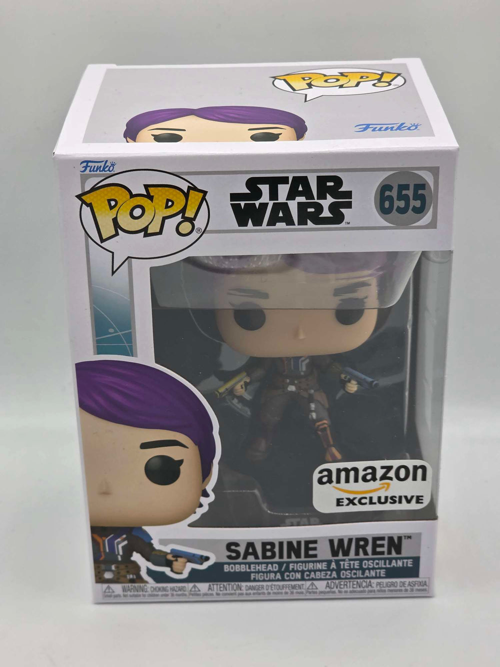 SABINE WREN | Ahsoka | Funko Pop Star Wars | Glow #655