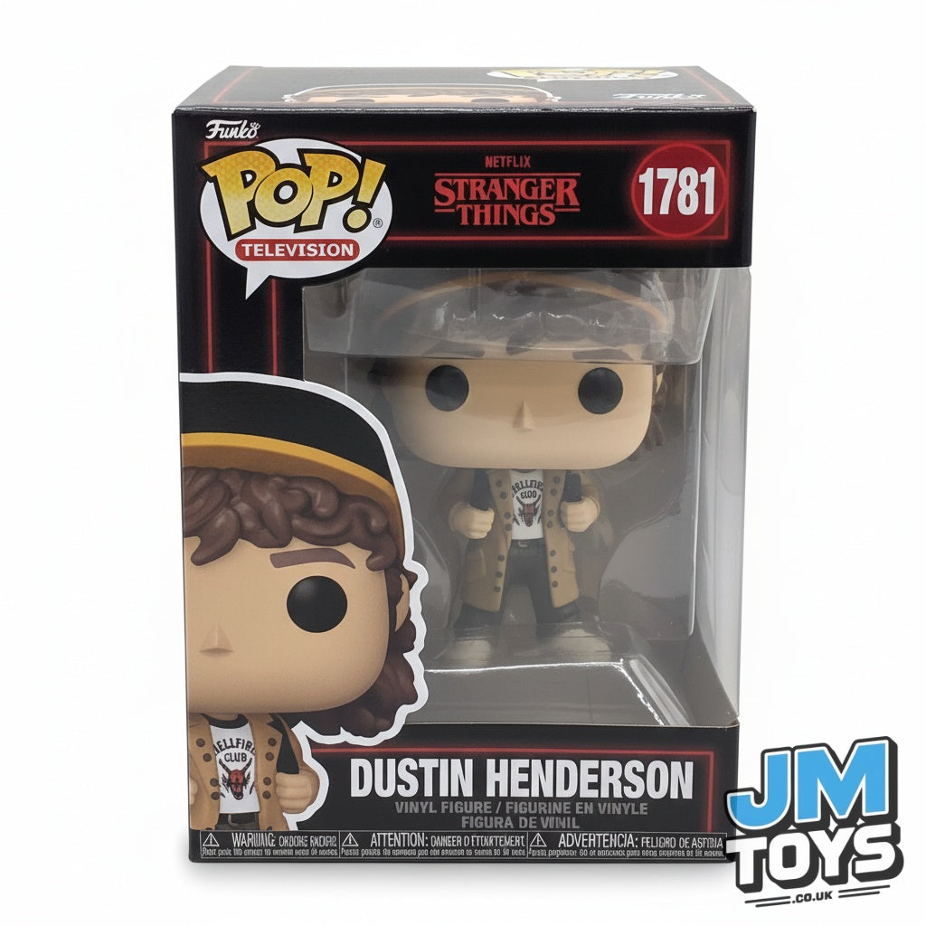 Slight Damaged Box | DUSTIN HENDERSON | Stranger Things SEASON 5 | Funko Pop Television #1781