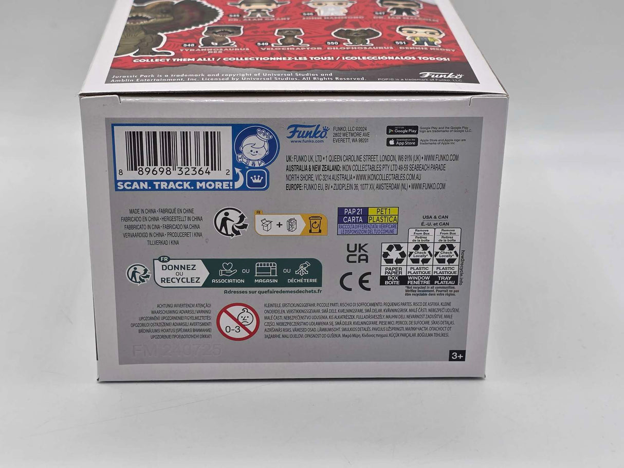 DILOPHOSAURUS (RED) | Jurassic Park 25th Anniversary | Funko Pop Movies #550