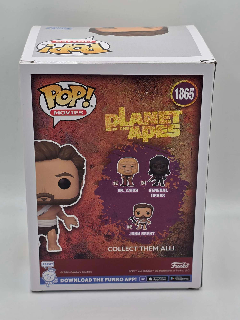 Slight Damaged Box | JOHN BRENT | Planet of the Apes | Funko Pop Movies #1865