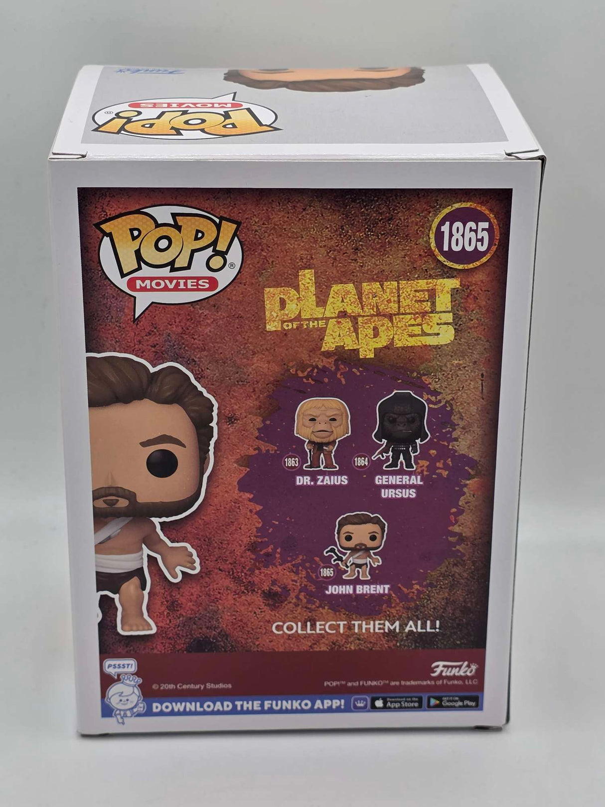 Slight Damaged Box | JOHN BRENT | Planet of the Apes | Funko Pop Movies #1865