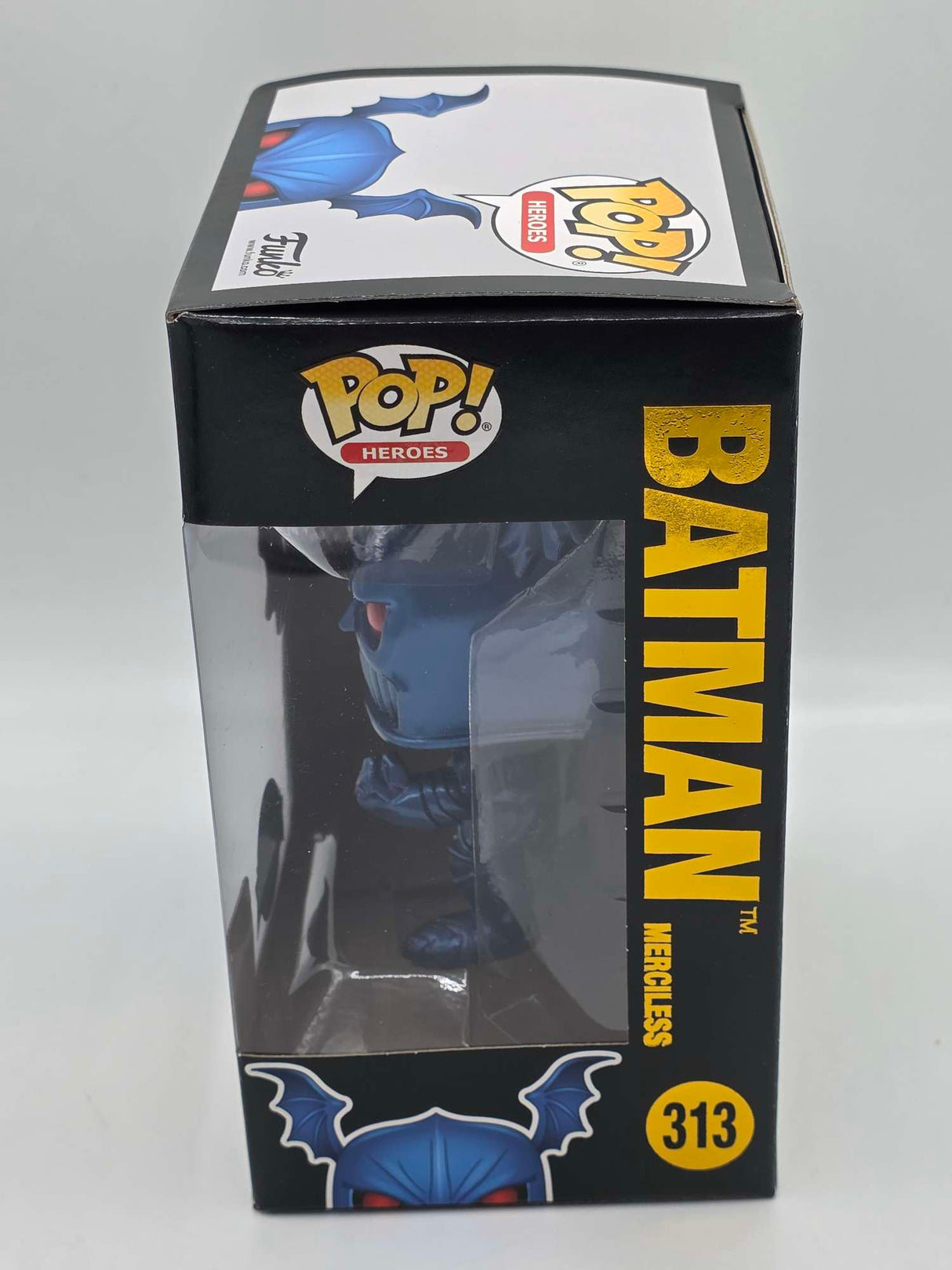 Damaged Box | BATMAN MERCILESS | Batman 80 Years | Funko Pop Heroes | Metallic #313