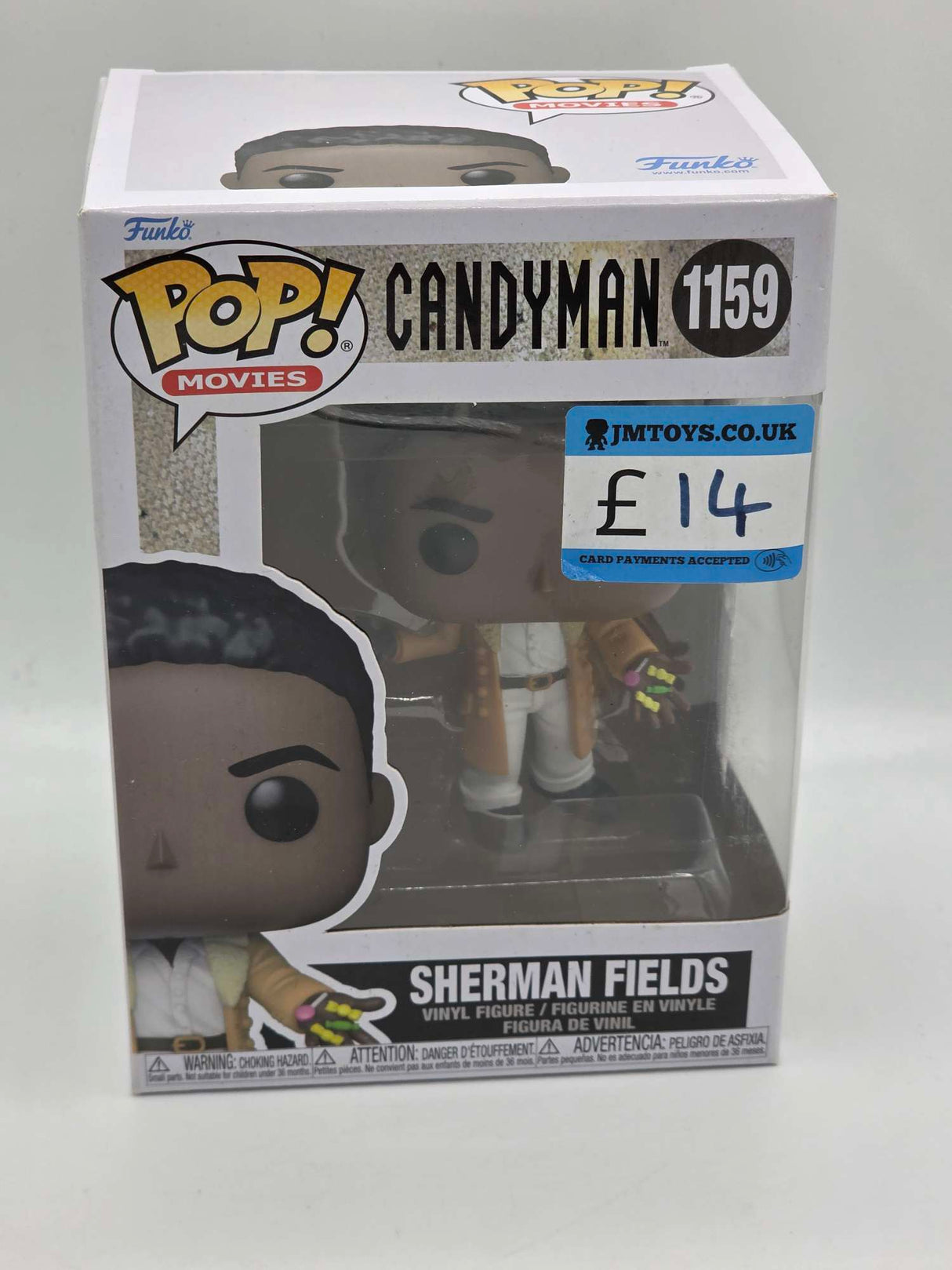 Damaged Box | SHERMAN FIELDS  | Candyman | Funko Pop Movies #1159