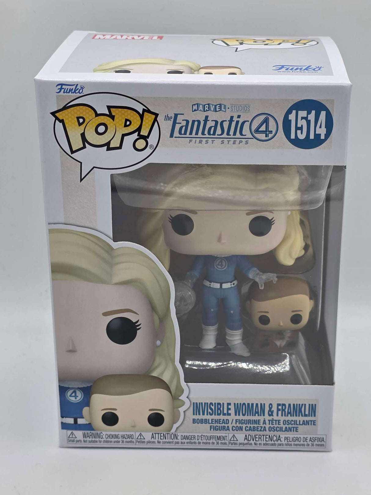 INVISIBLE WOMAN & FRANKLIN | The Fantastic Four First Steps | Funko Pop Marvel #1514