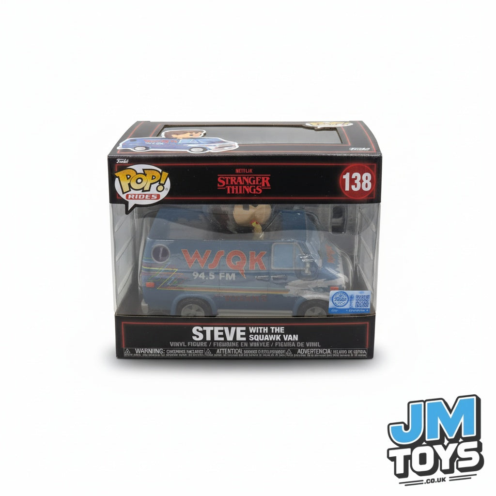 Damaged Box | STEVE WITH THE SQUAWK VAN | Stranger Things | Funko Rides #138