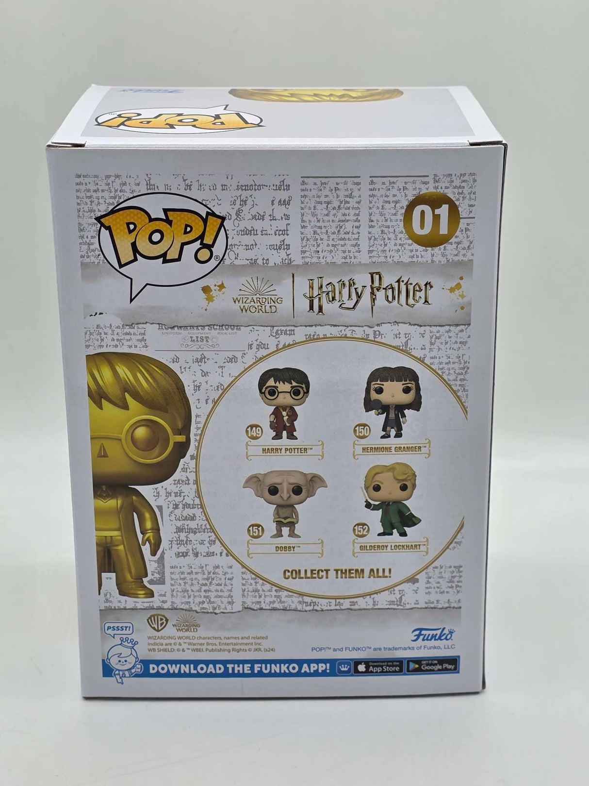HARRY POTTER | Funko Pop Harry Potter | Gold #01