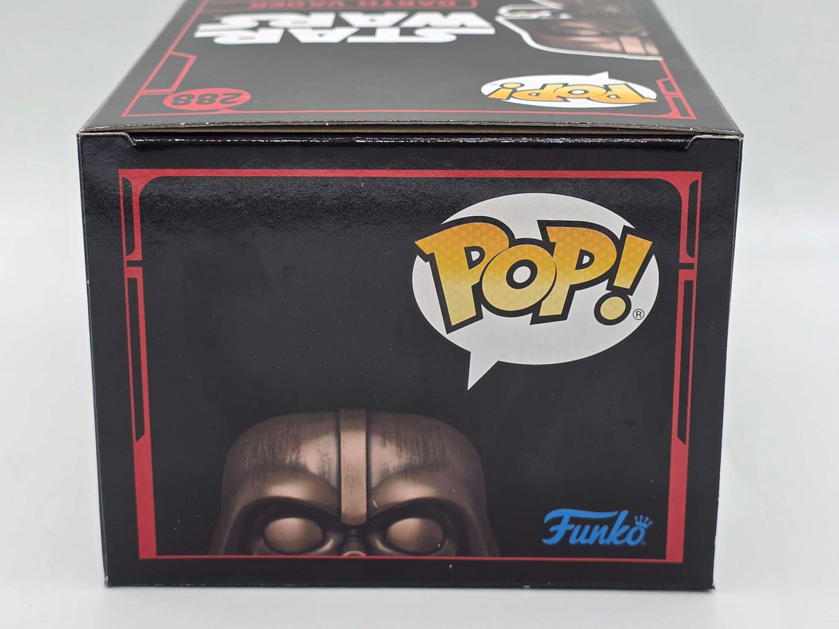 DARTH VADER (ELECTROCUTED) | Funko Pop Star Wars Darkside | BRONZE METALLIC #288