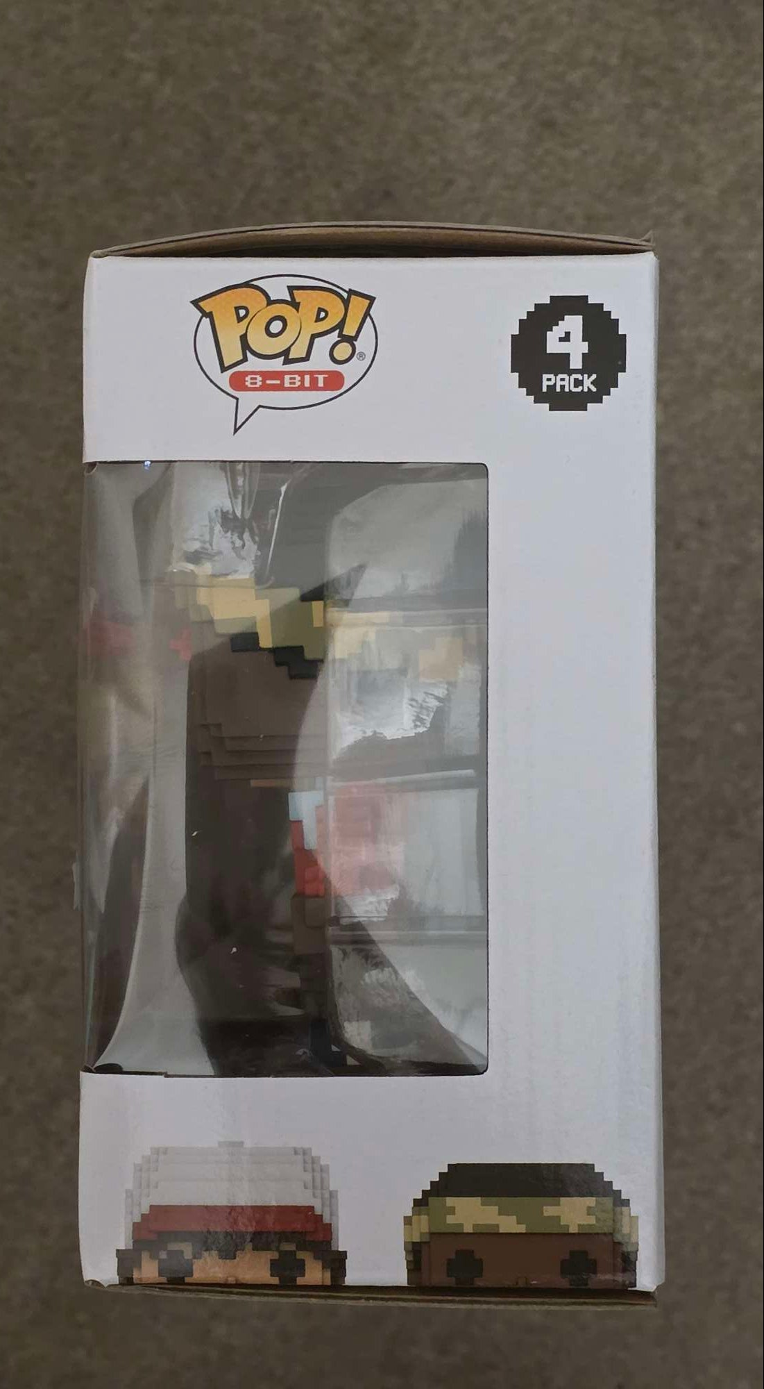Slight Damaged Box | Funko Pop 8-Bit | Stranger Things | Eleven with Eggos / Mike / Dustin / Lucas 4 Pack