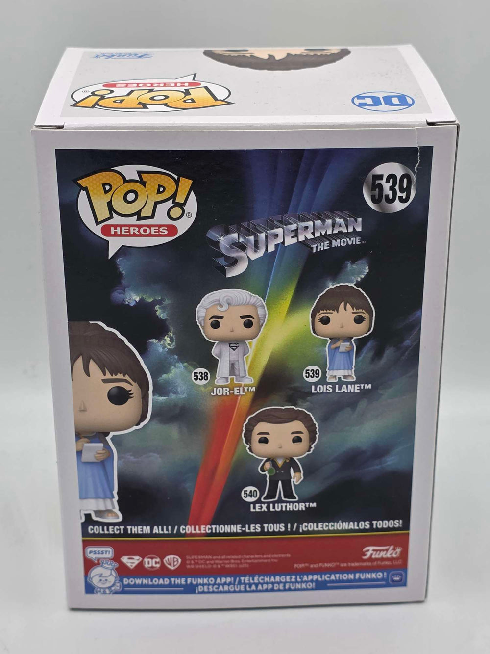 Damaged Box | LOIS LANE | Superman The Movie 1978 | Funko Pop Heroes #539