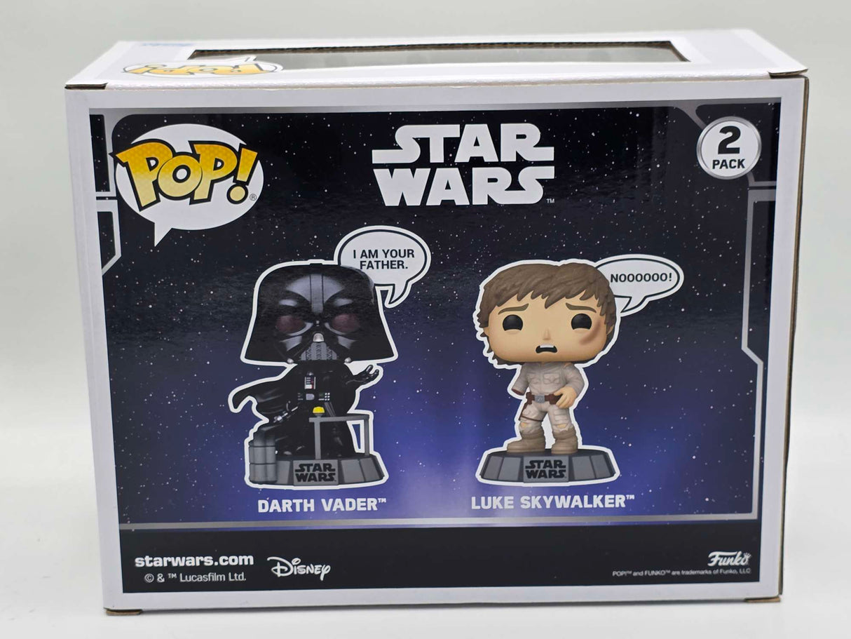 DARTH VADER & LUKE SKYWALKER (QUOTE) | Funko Pop Star Wars | 2 Pack