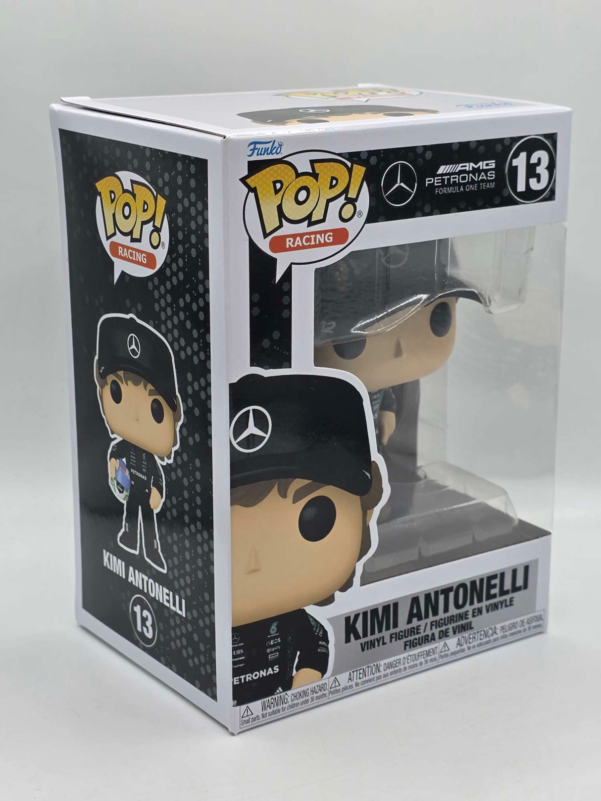 Slight Damaged Box | KIMI ANTONELLI | Formula 1 Mercedes-AMG Petronas | Funko Pop Racing #13