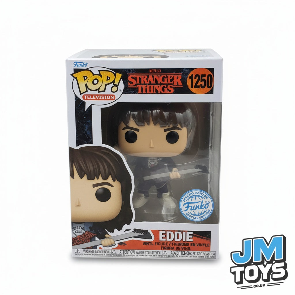 Damaged Box | Funko Pop Television | Stranger Things | Eddie #1250