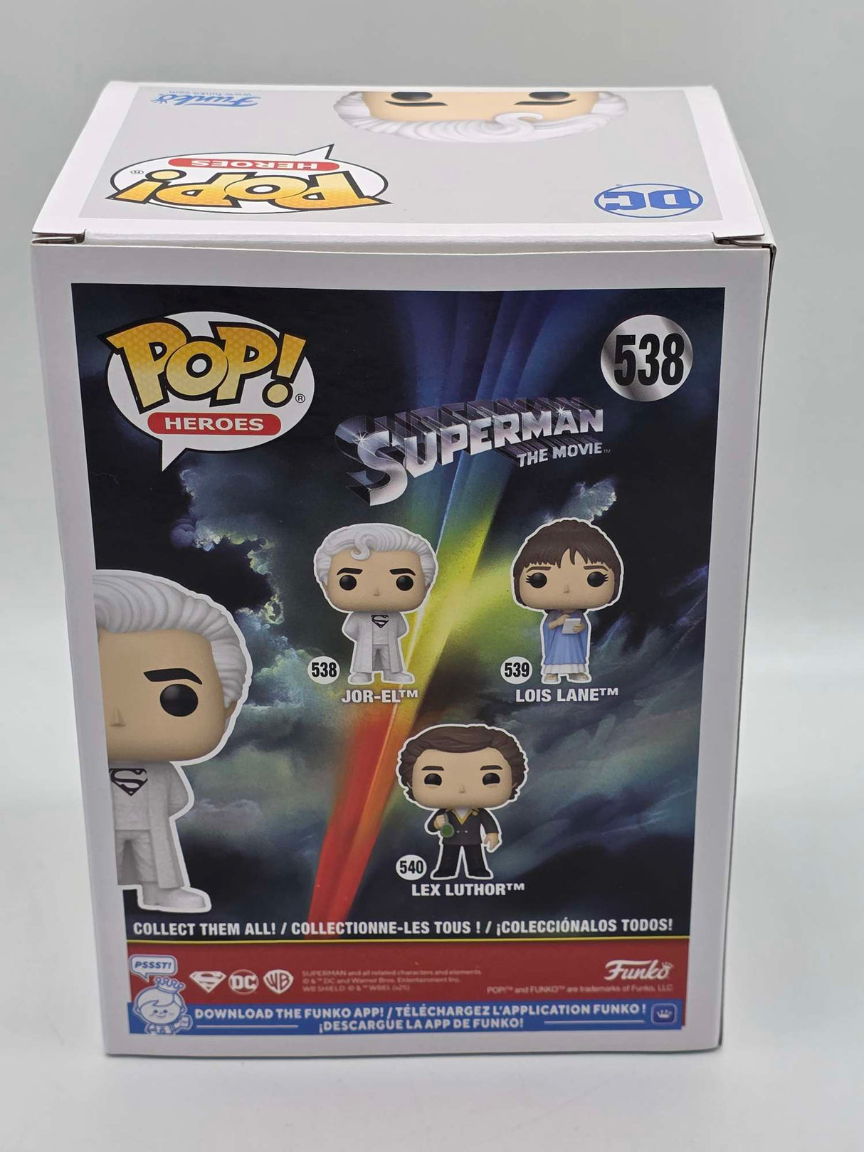 JOR-EL | Superman The Movie 1978 | Funko Pop Heroes #538