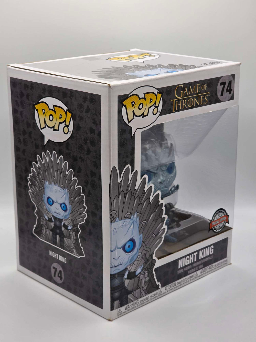 Damaged Box | NIGHT KING THRONE METALLIC | Game of Thrones | Funko Pop | 6 Inch #74