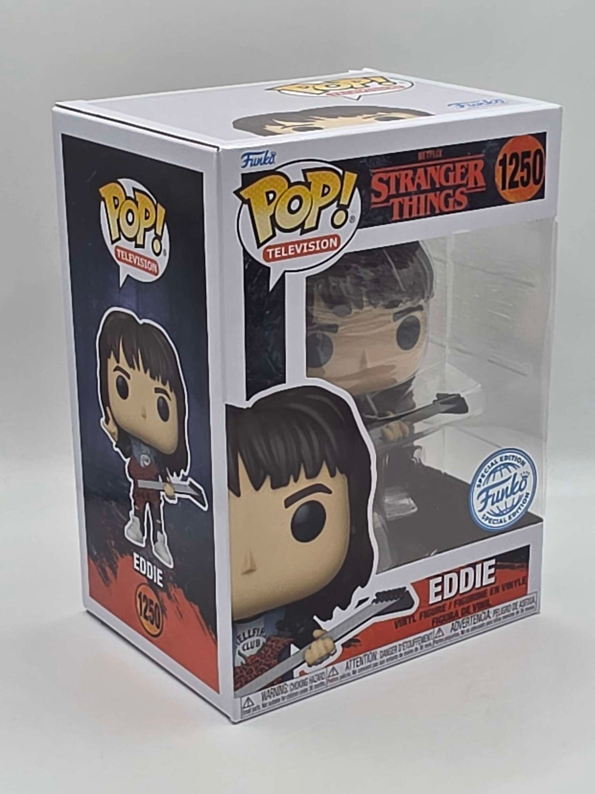 Damaged Box | Funko Pop Television | Stranger Things | Eddie #1250