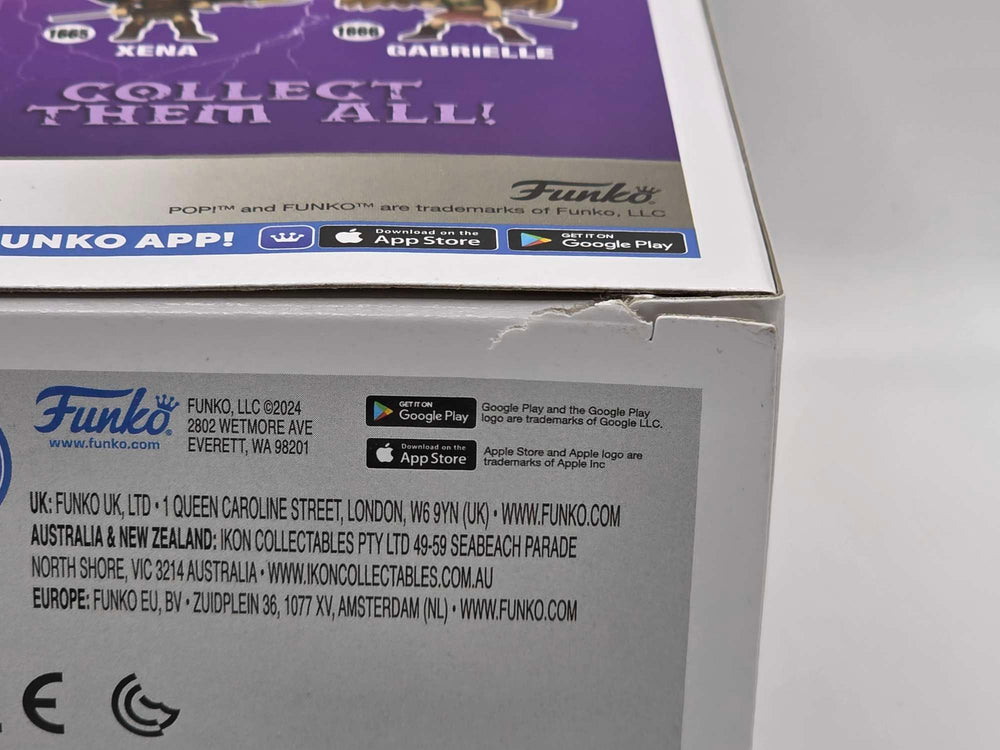 Damaged Box | XENA WITH SPEAR | Funko Pop Television | Xena Warrior Princess #1665