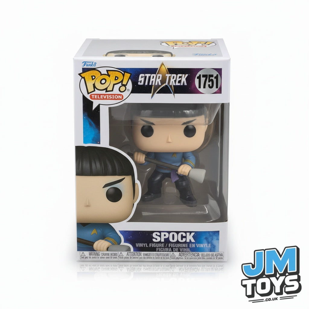 Slight Damaged Box | SPOCK (WITH VULCAN LIRPA) | Star Trek | Funko Pop Television #1751