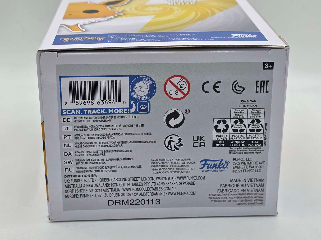 Damaged Box | JOLTEON | Pokemon | Funko Pop Games #628