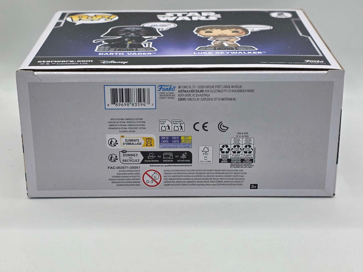 DARTH VADER & LUKE SKYWALKER (QUOTE) | Funko Pop Star Wars | 2 Pack