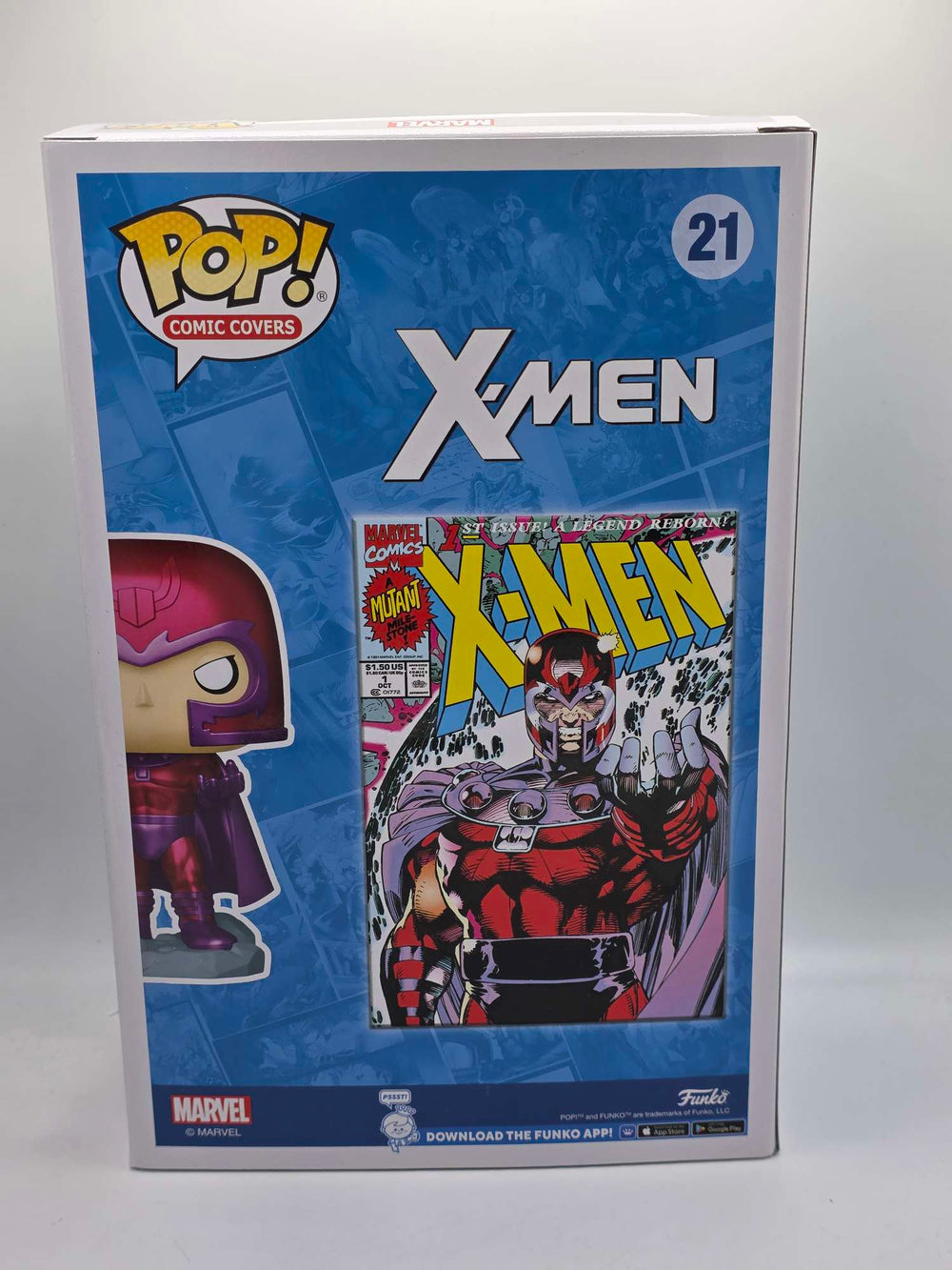 Damaged Box  | Magneto | Funko Pop Comic Covers | X-Men PX Exclusive #21