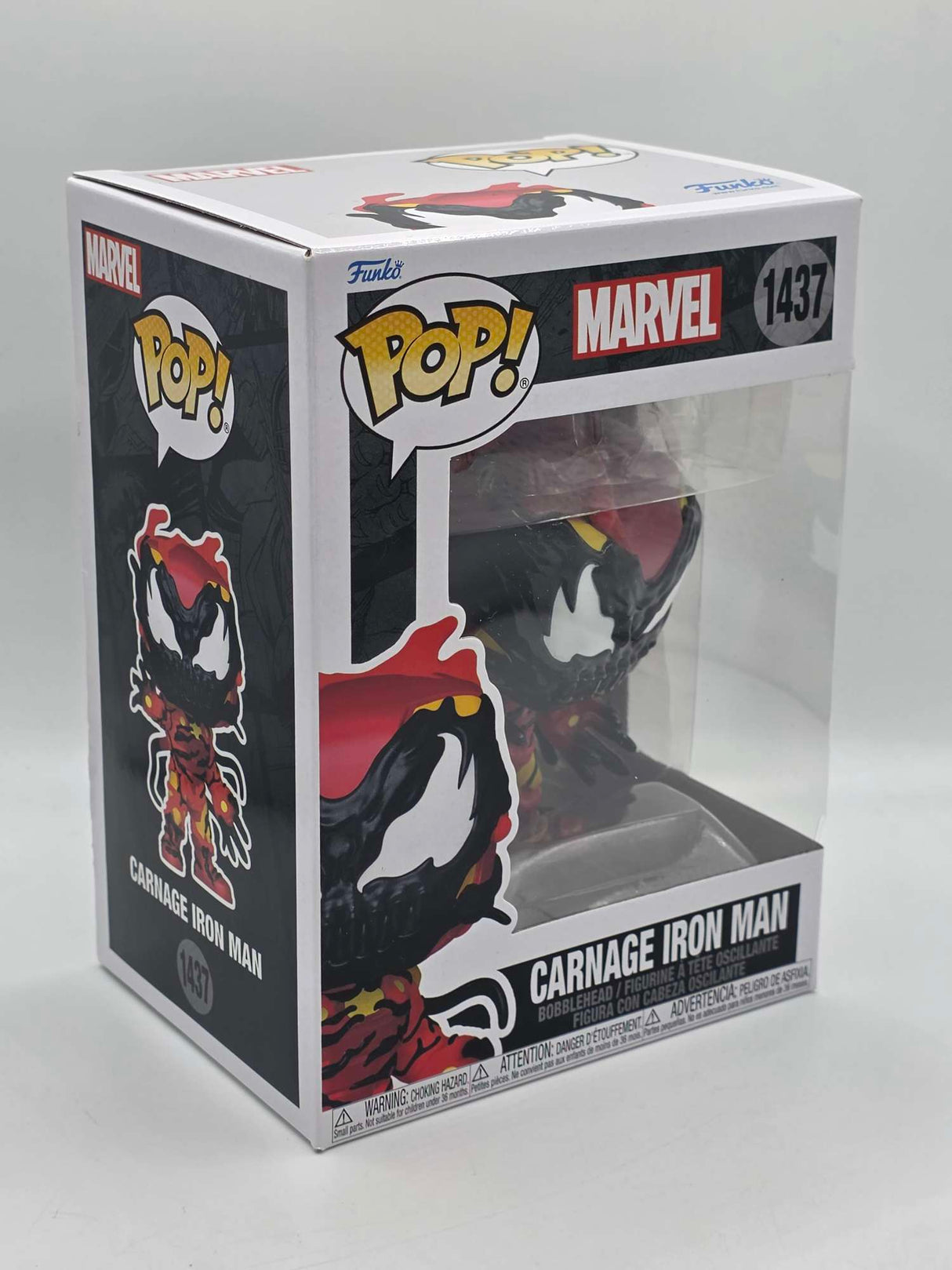 Slight Damaged Box | CARNAGE IRON MAN | Absolute Carnage | Funko Pop Marvel | #1437