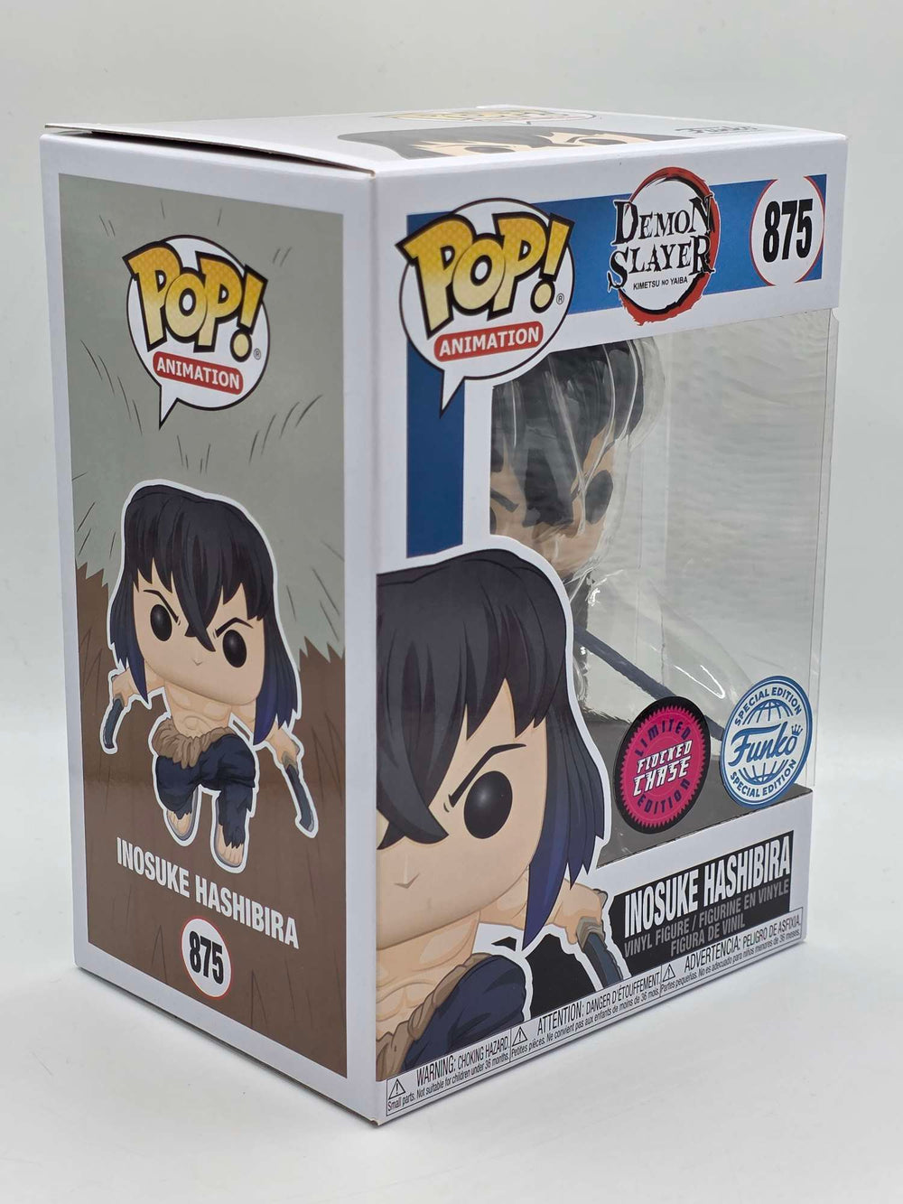 INOSUKE HASHIBIRA (UNMASKED) | Demon Slayer | Funko Pop Animation | Flocked Chase #875