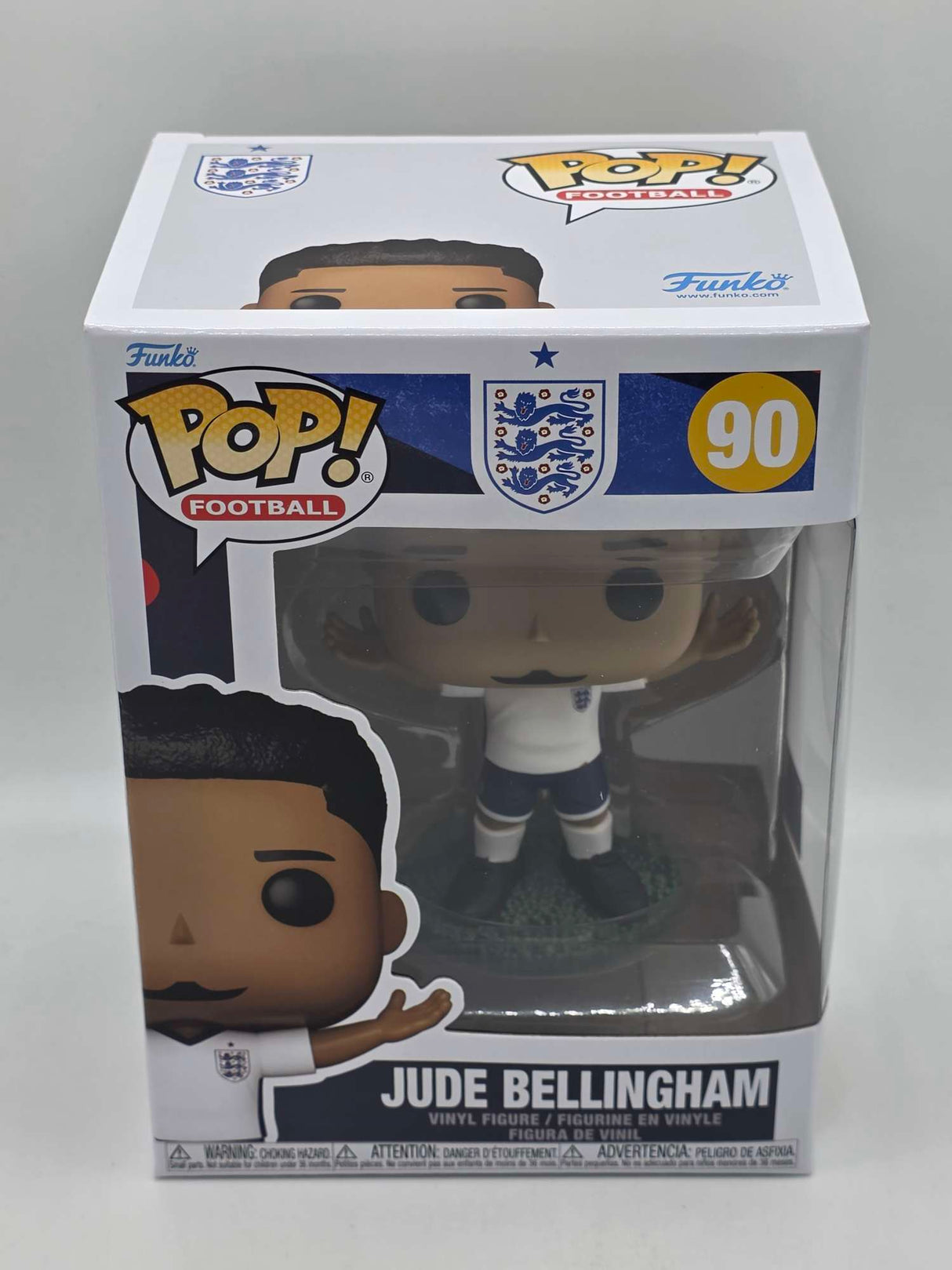 Funko Pop! Football England National Team JUDE BELLINGHAM Vinyl Figure #90