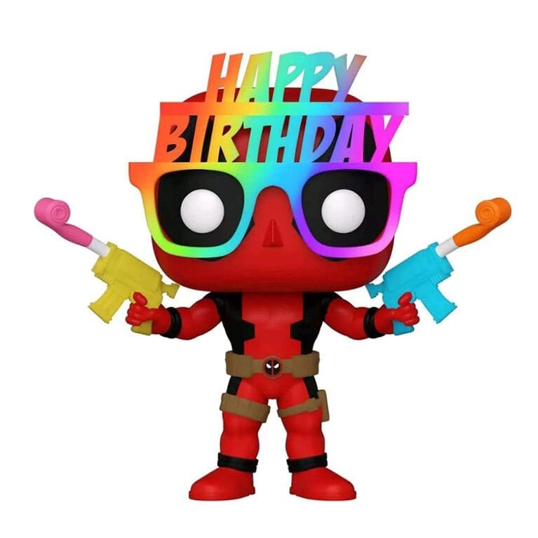 Damaged Box | DEADPOOL (BIRTHDAY GLASSES) | Funko Pop Marvel #783