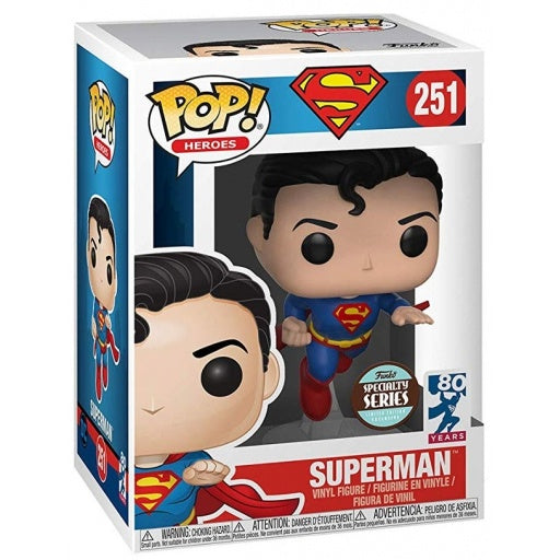 Funko Pop Heroes | Superman Flying (80th Anniversary) #251