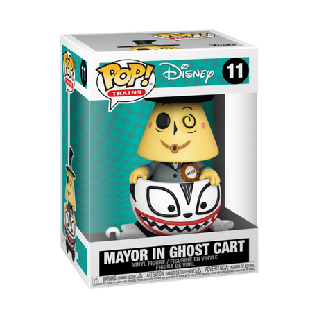 Funko Pop Trains - Disney Nightmare Before Christmas - Mayor in Ghost Cart #11 (6607477997668)