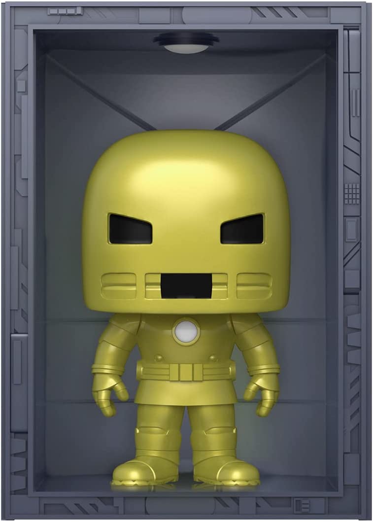 Funko Pop Deluxe - Marvel Hall Of Armor Iron Man Model 1 Gold PX #1035 (7020464636004)