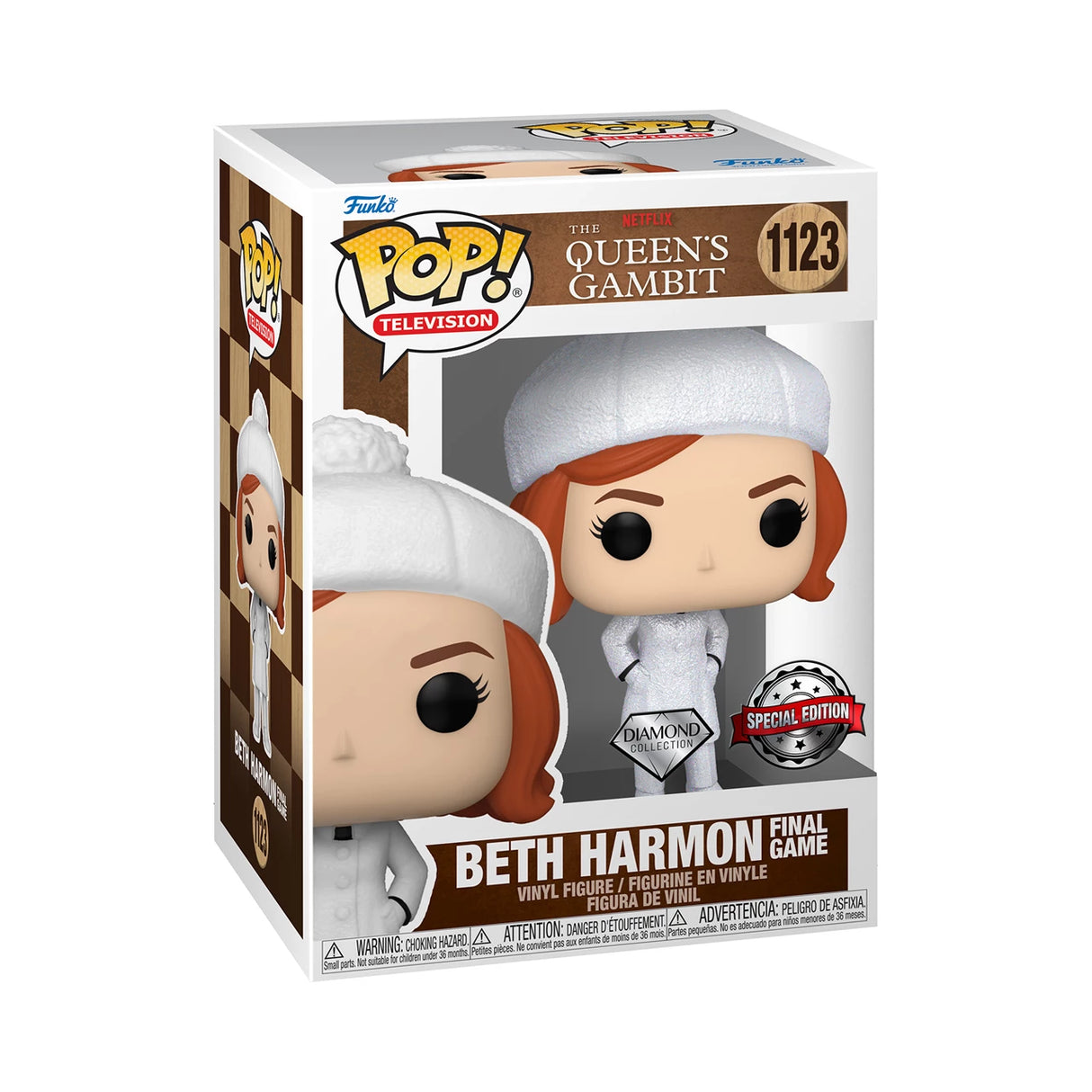 Funko Pop Television | The Queen's Gambit | Beth Harmon (Final Game) Diamond #1123