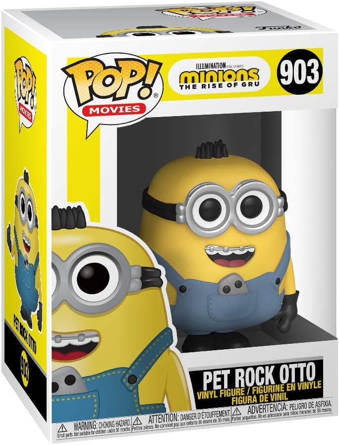 Funko Pop Movies | Minions The Rise of Gru | Pet Rock Otto #903