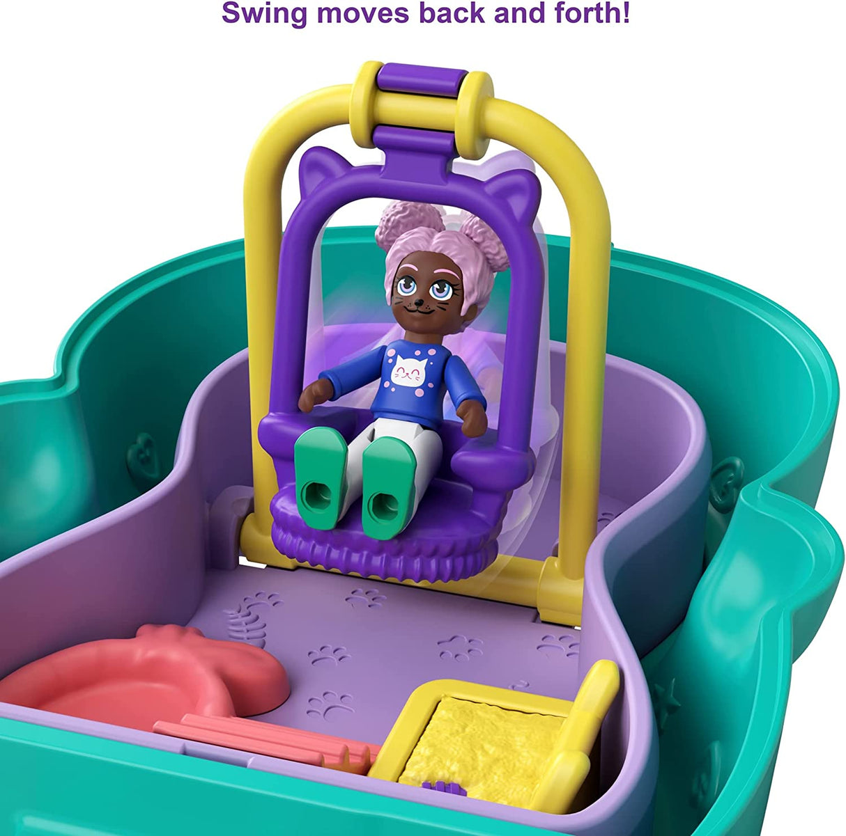 Polly Pocket Flip & Find Cat Compact (6848939819108)