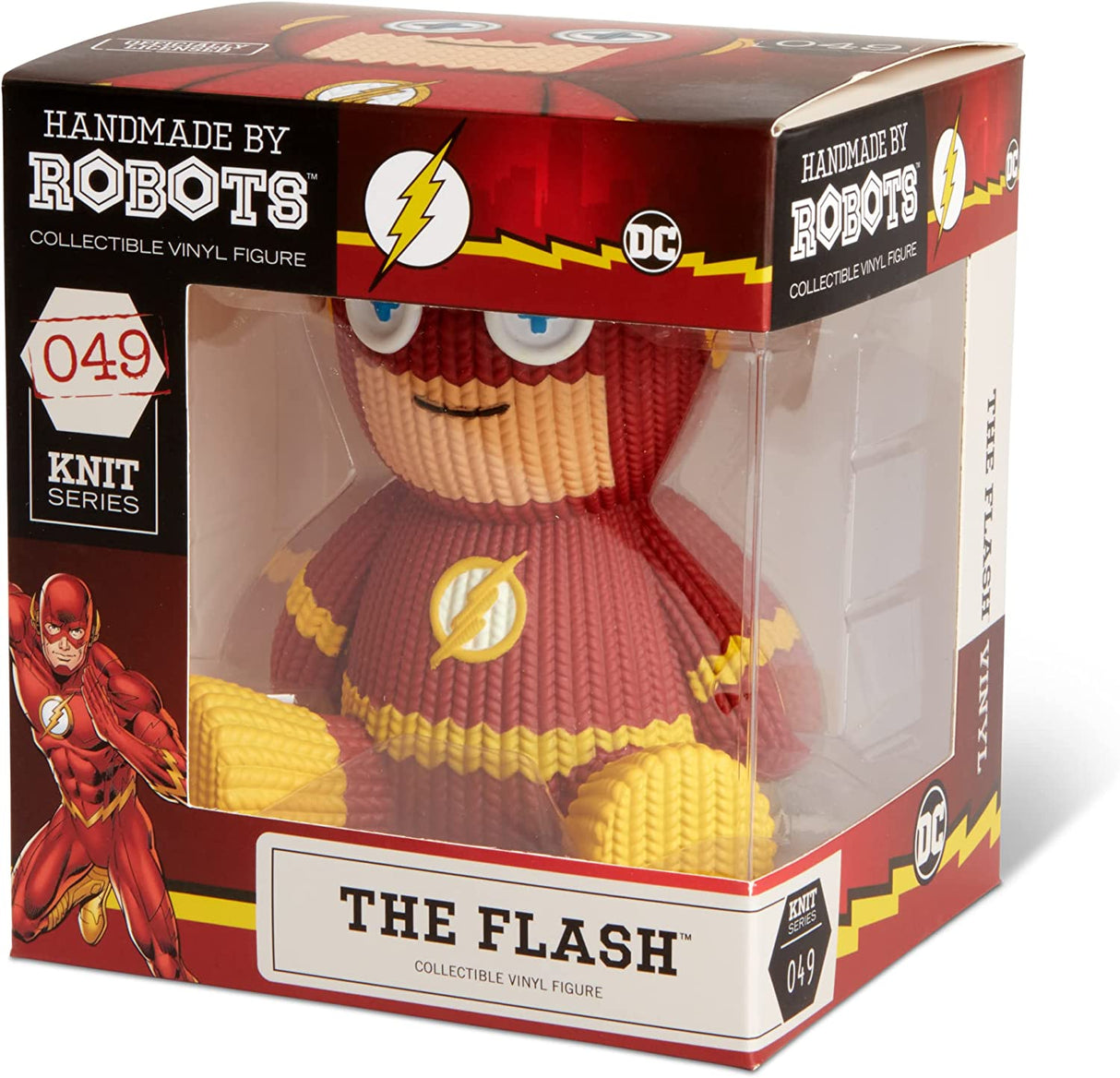 Handmade by Robots | DC The Flash Vinyl Figure | Knit Series #049